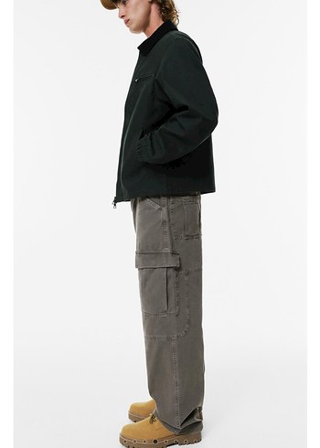 Gri Erkek Kargo Pantolon - Görsel 3