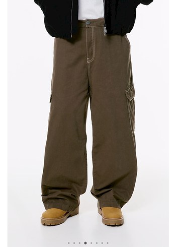 Erkek Kahverengi Rahat Kesim Pantolon - Görsel 4