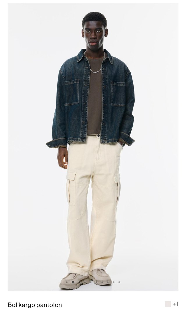 Erkek Bej Regular Fit Midi Pantolon - Görsel 2