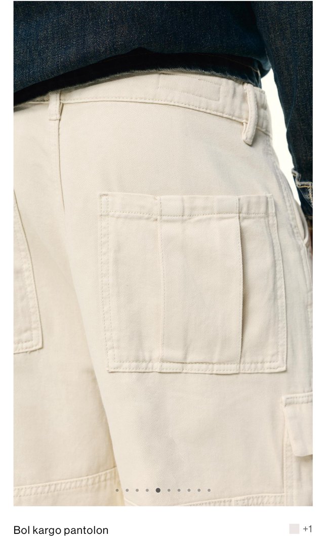 Erkek Bej Regular Fit Midi Pantolon - Görsel 5