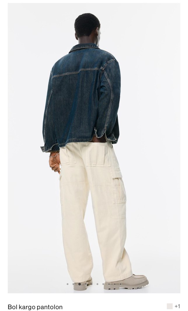 Erkek Bej Regular Fit Midi Pantolon - Görsel 3