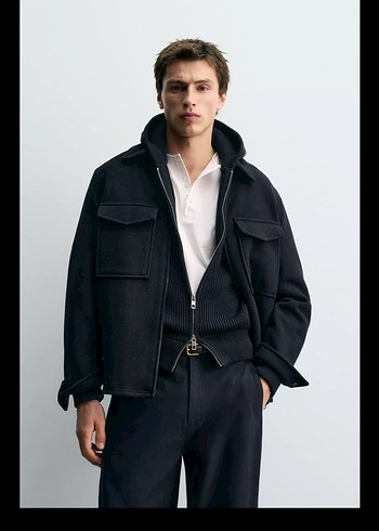 ZARA ERKEK YÜN CEKET %41 Yün - Görsel 2