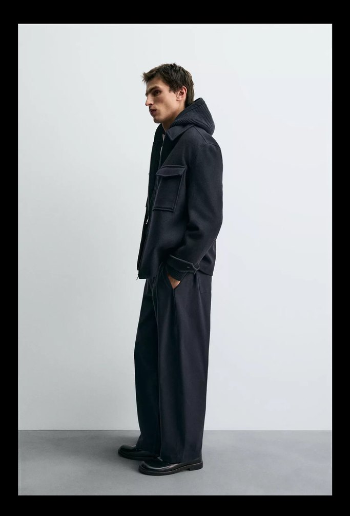 ZARA ERKEK YÜN CEKET %41 Yün - Görsel 3