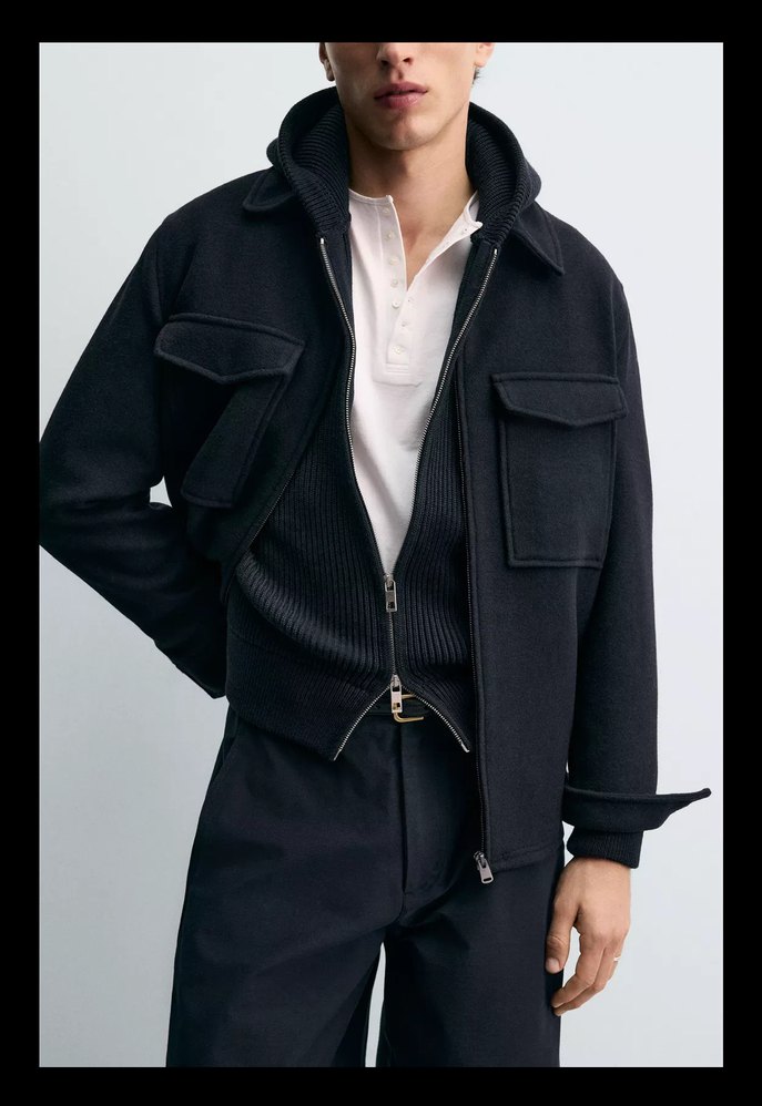 ZARA ERKEK YÜN CEKET %41 Yün - Görsel 5