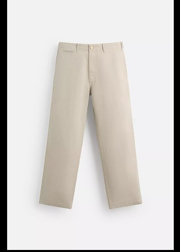 36 Beden camel Renk Relaxed Fıt Chıno Pantolon