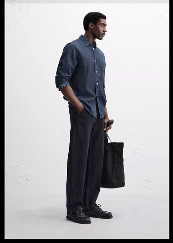 Zara ZARA ERKEK Straight Fıt Jean