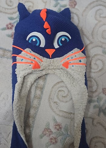 Nakışlı Örgü Renkli Kedi Kıyafeti - Görsel 2