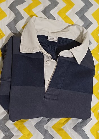 Zara Yakalı Sweatshirt - Görsel 4