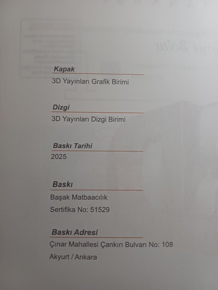 3d tyt-ayt geometri soru bankaları - Görsel 2