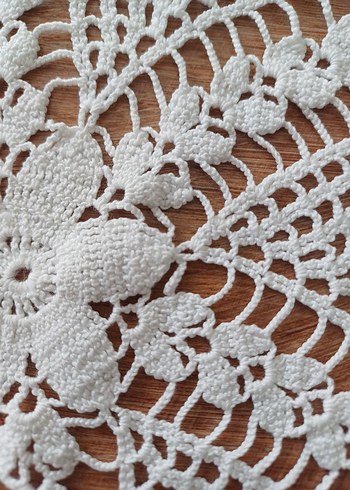 El İşi Dantel Fiskos Örtüsü - Görsel 5