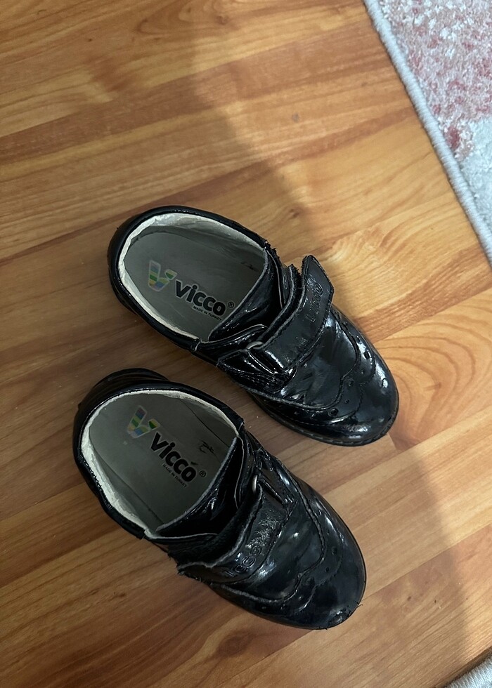 Siyah  şık lugan çocuk ayakkabı - Görsel 3