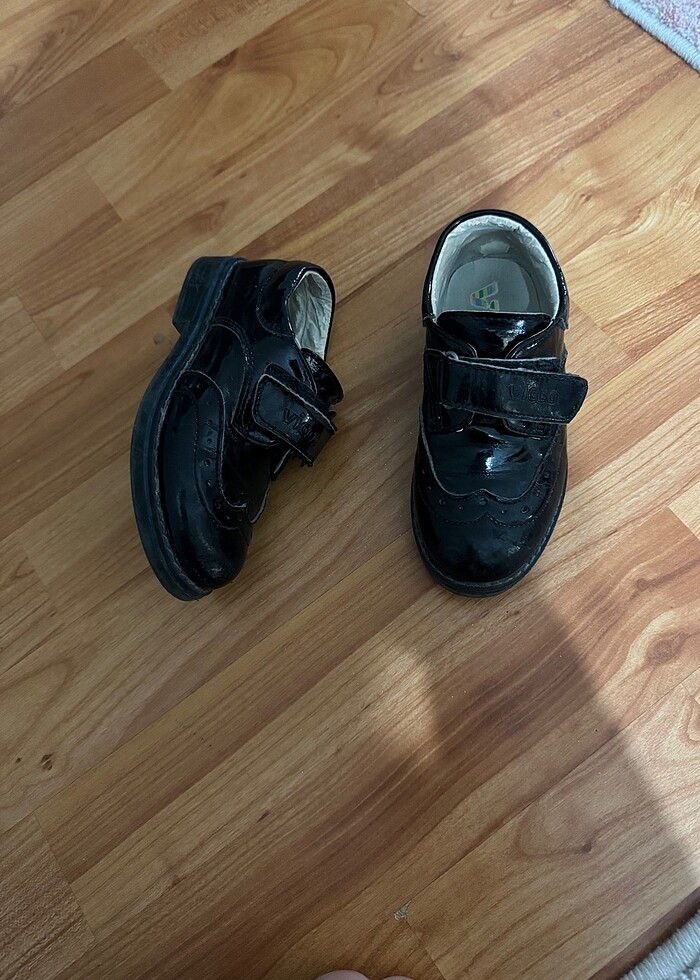 Siyah  şık lugan çocuk ayakkabı - Görsel 5