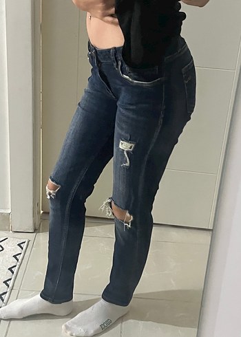 LTB Koyu Lacivert Dar Kesim Kadın Kot Pantolon ltb marka