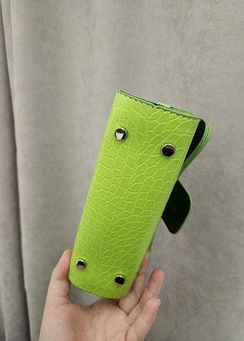 Beden yeşil Renk ECROU Yeşil Deri Kadın Çanta - Minimalist Stil