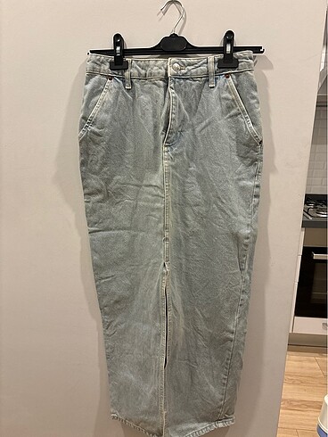 NA-KD Uzun Denim Etek