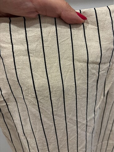 H&M Keten Mini Elbise