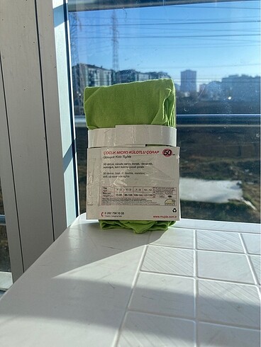 Fıstık Yeşili Kız Çocuk KilotluÇorap - Görsel 3