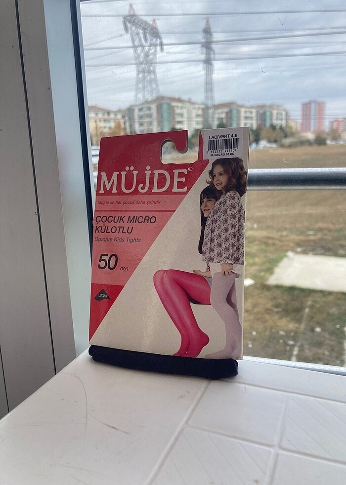 Lacivert Kız Çocuk KilotluÇorap - Görsel 2