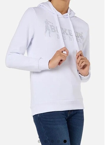 Kız Çocuk Beyaz Sweatshirt