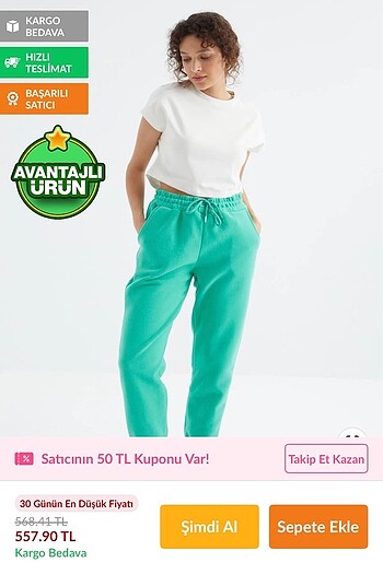 Turkuaz Yeşil Eşofman