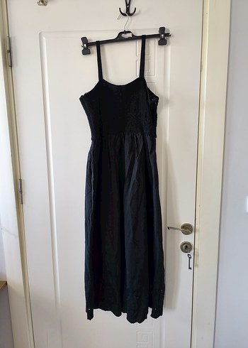 Kadın Siyah Askılı Elbise LC Waikiki - Görsel 4