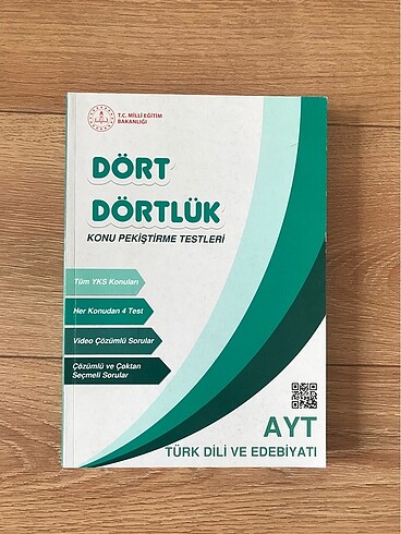 meb dört dörtlük konu pekiştirme testleri ayt edebiyat