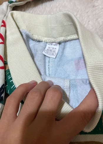 1,5 Yaş Beden çeşitli Renk Bebek Erkek Çok Renkli Uzun Kollu Sweatshirt ve Pantolon Takımı