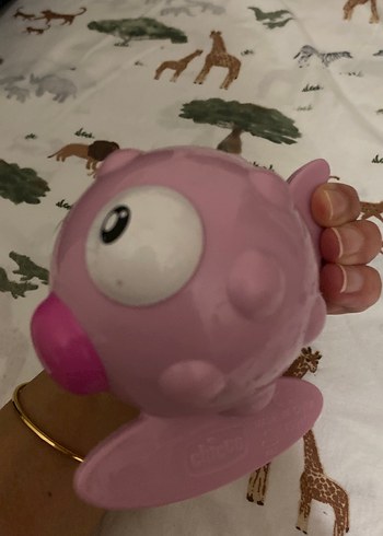 Pastel Pembe Balık Şekilli Termometre - Görsel 3