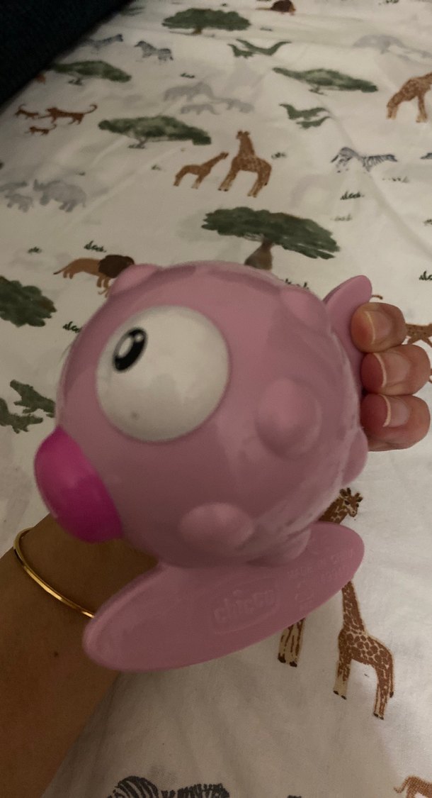 Pastel Pembe Balık Şekilli Termometre - Görsel 3