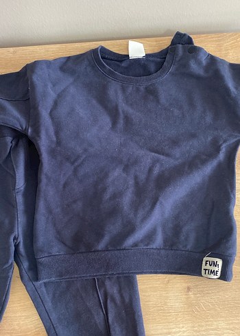 Civil Erkek Çocuk Lacivert Sweatshirt ve Eşofman Takımı