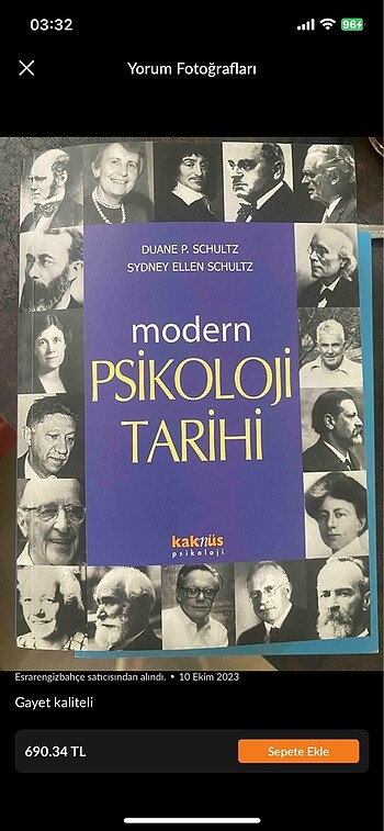 MODERN PSİKOJİ TARİHİ KİTABI