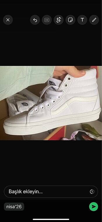 Vans Beyaz Vans Ayakkabı