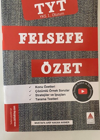 felsefe TYT YKS delta kültür yayınevi