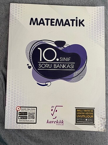 Karekök Yayınları 10. Sınıf Matematik Soru Bankası (25 test çözü