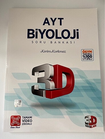 3D Ayt Biyoloji Soru Bankası