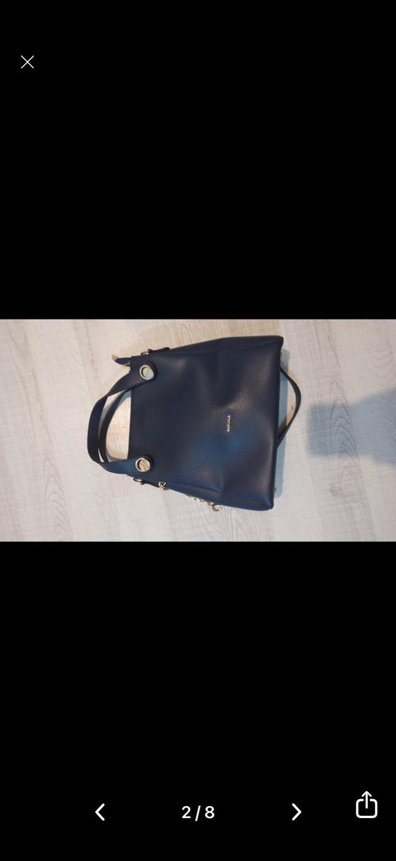 Zincir Detaylı Deri Kadın Çanta - Görsel 2