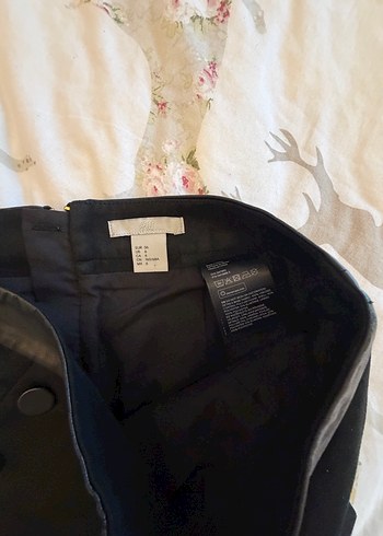 Düğmeli Siyah Süet Midi Kalem Etek - Görsel 6