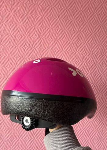 Renkli Pembe B'TWIN Bisiklet Kaskı - Görsel 2