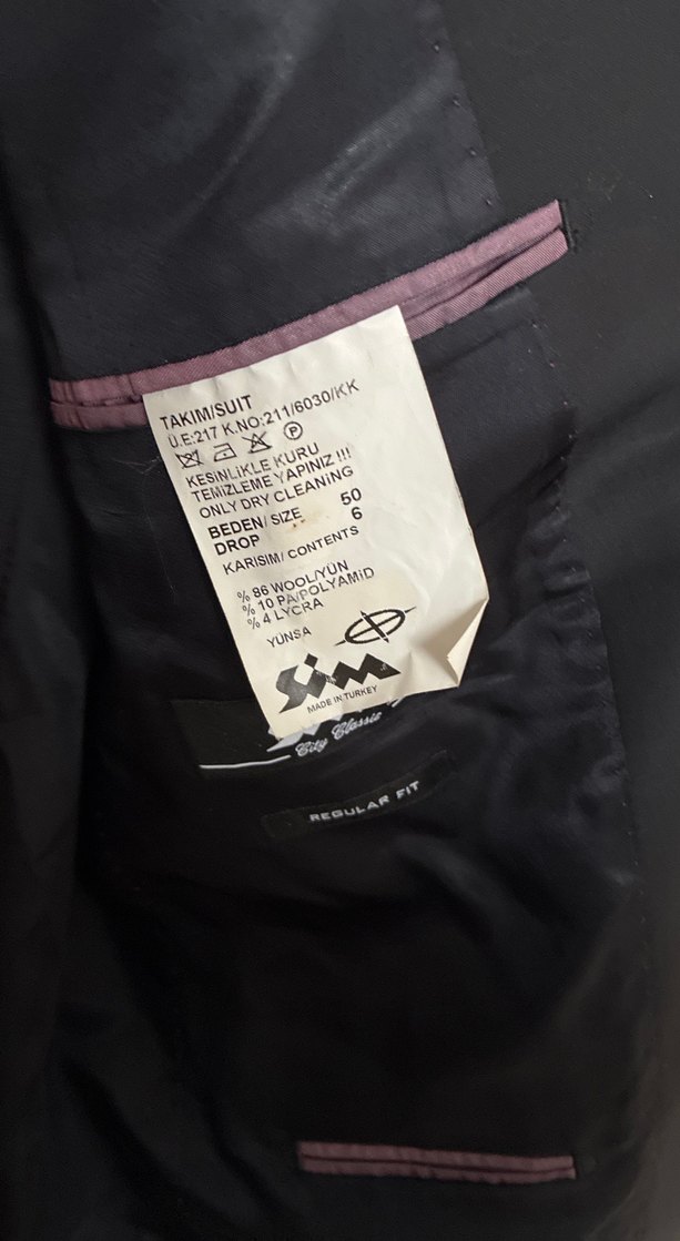 Düğmeli Siyah Erkek Takım Ceketi - Görsel 3