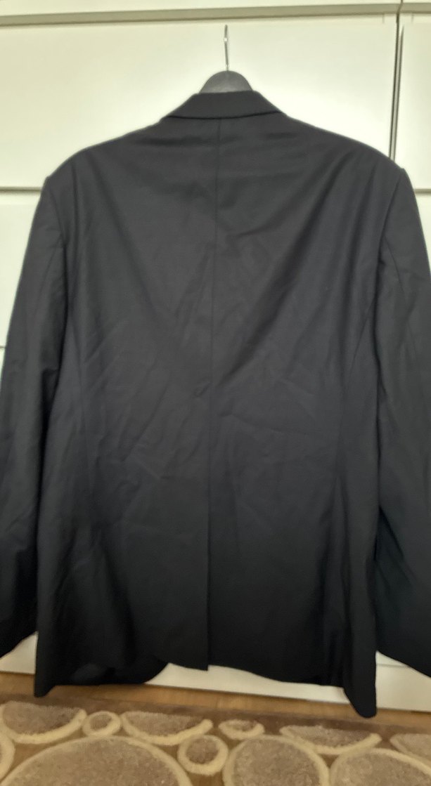 Düğmeli Siyah Erkek Takım Ceketi - Görsel 4