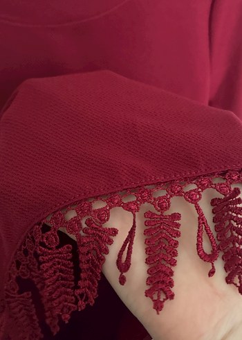 Bordo Bluz - Görsel 2