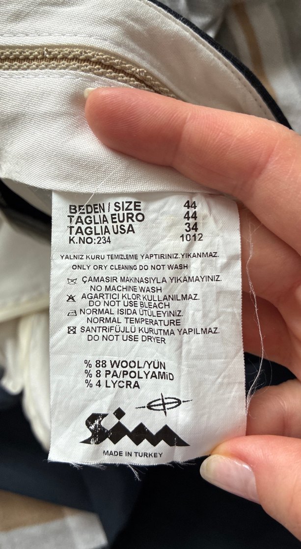 Klasik Kesim Gri Erkek Kumaş Pantolon - Görsel 2