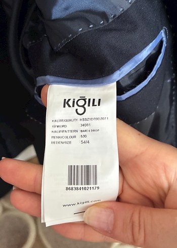 Erkek lacivert Klasik Kesim Ceket - Görsel 2