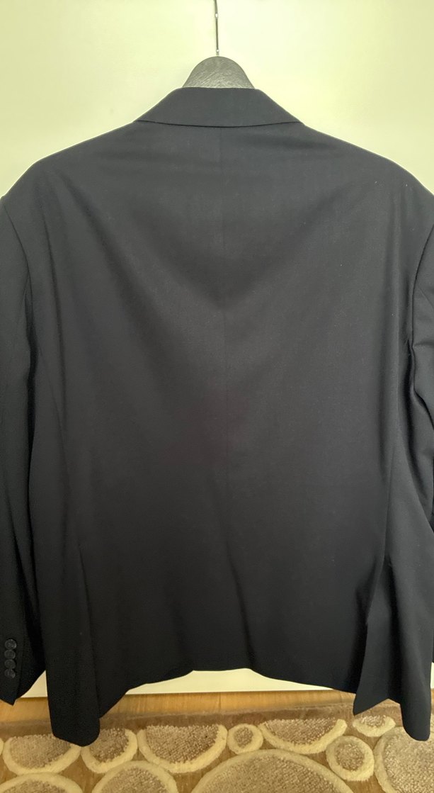 Erkek lacivert Klasik Kesim Ceket - Görsel 4