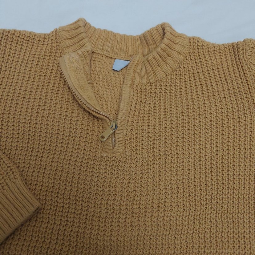 Kız Çocuk Bej Nakışlı Örgü Eldiven - Görsel 3