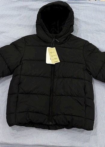 erkek çocuk Siyah Midi Sokak Stili Kaban - Görsel 3