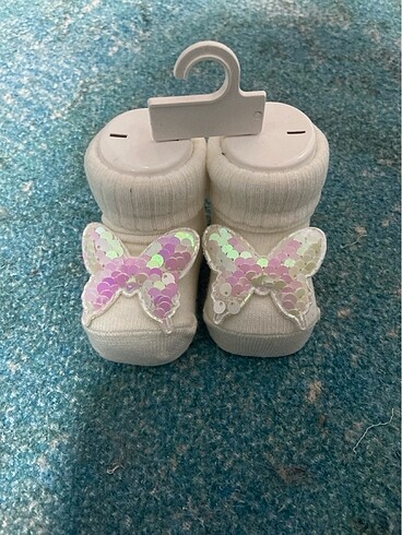 Bumbo Bebek çorabı Kelebekli