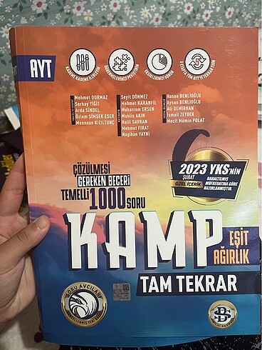 Tyt-Ayt tam tekrar kampı