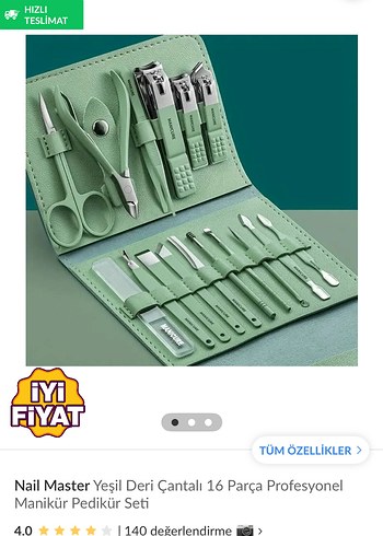 Nail Master 16 Parça Manikür Seti