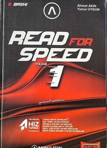 Read for Speed ingilizce reading kitabı